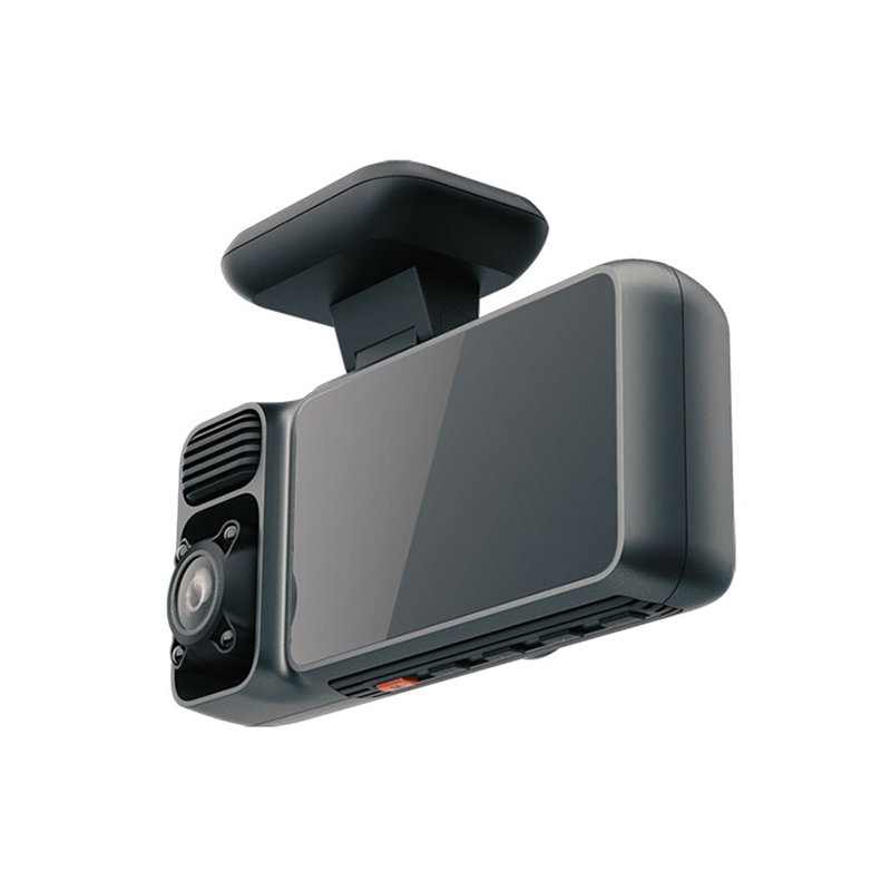 3 Channel Dash Cam Tosaigh agus Cúil Inside GPS Wifi 5GHz Insuite